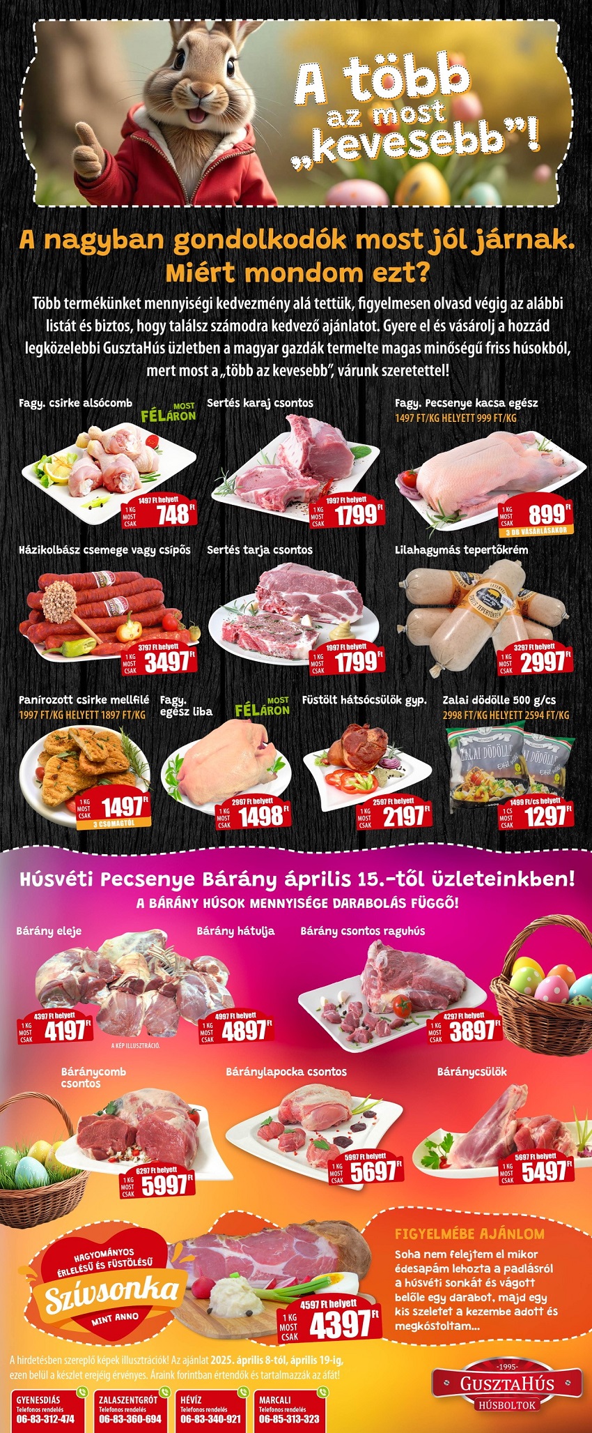 GusztaHús akció