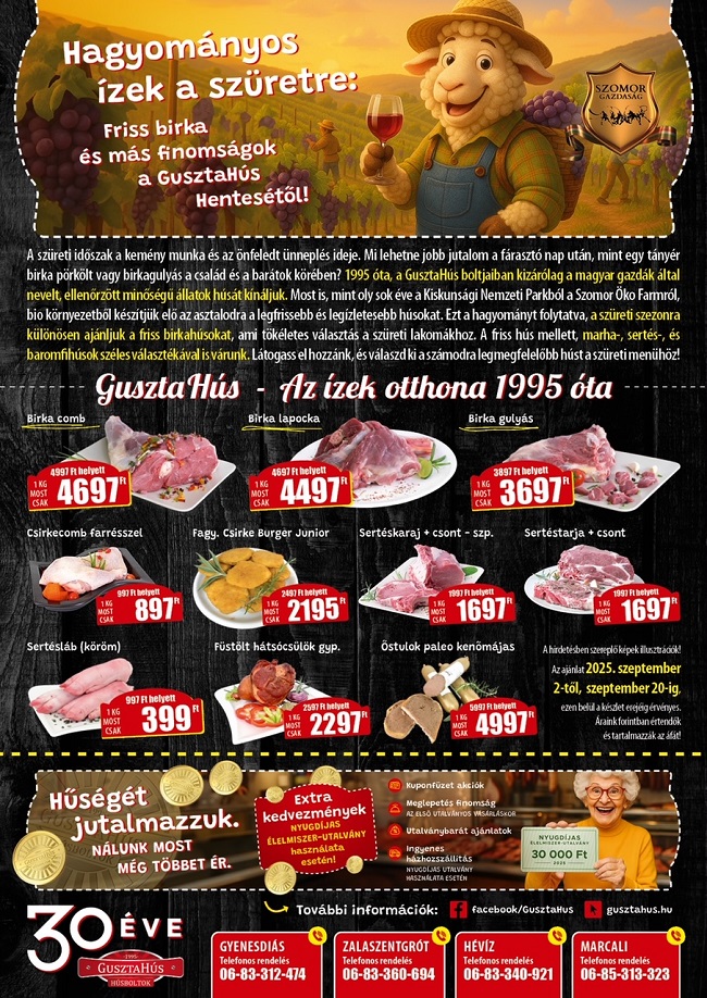 GusztaHús akció