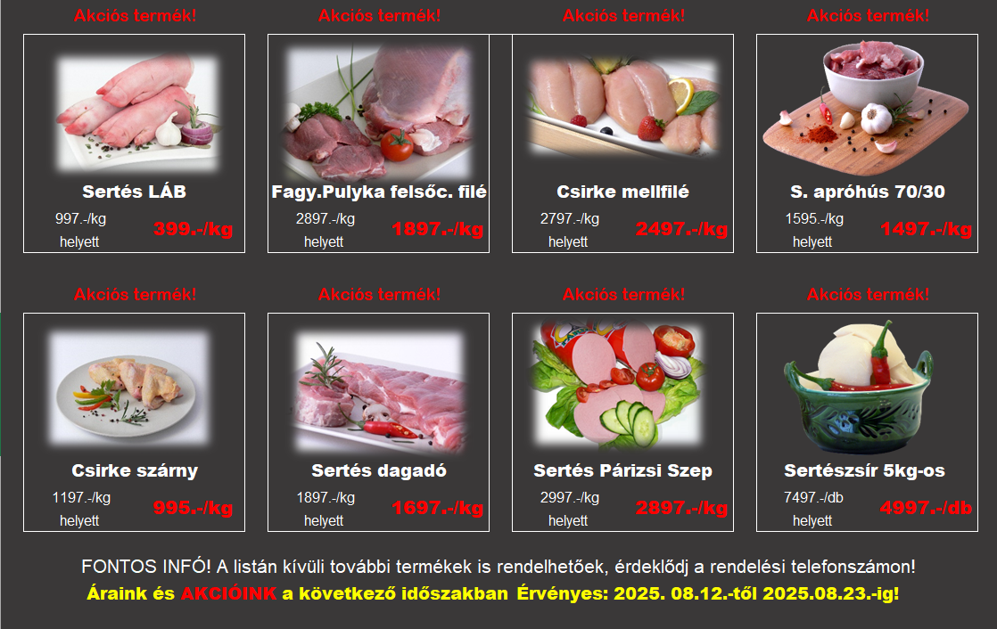 GusztaHús akció