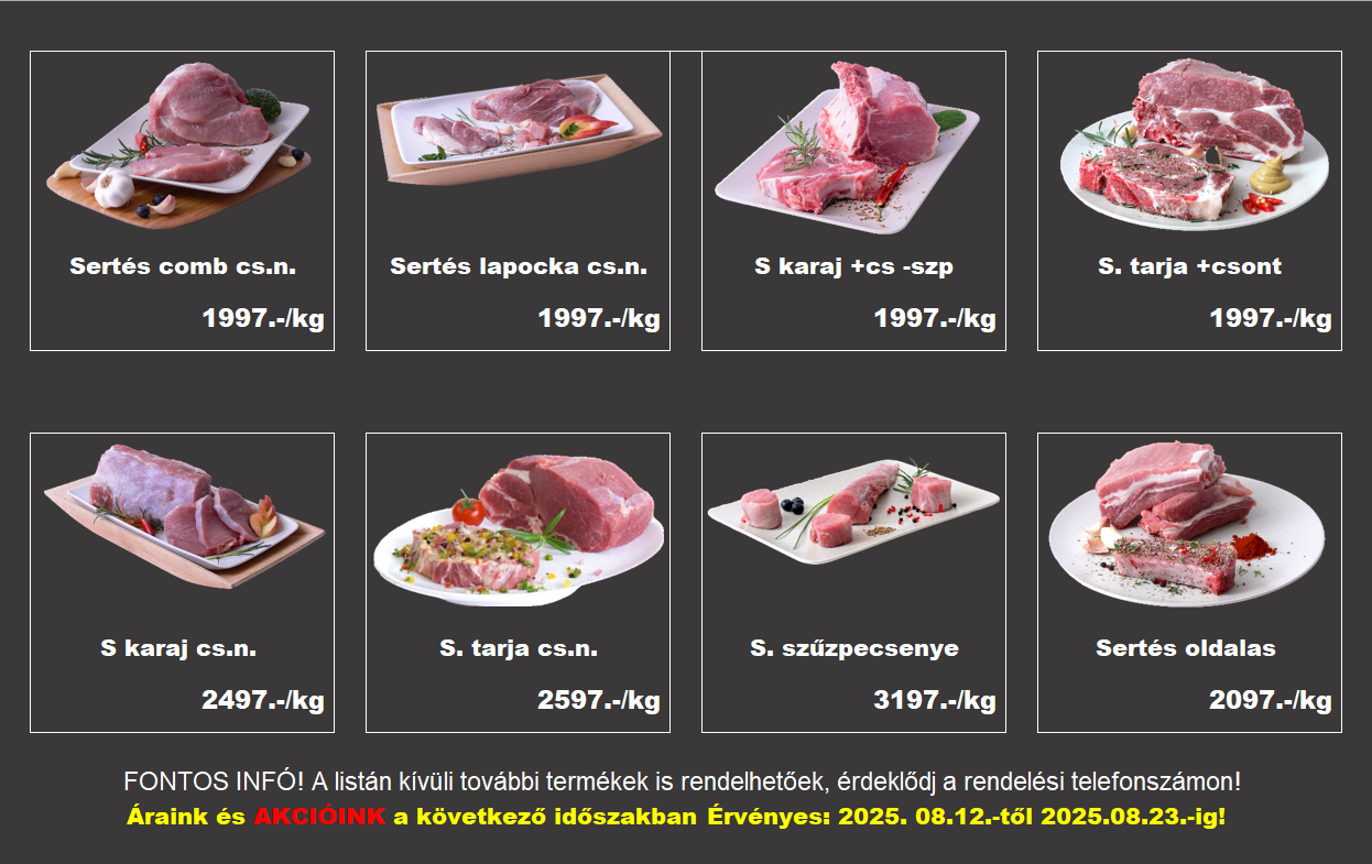 GusztaHús akció