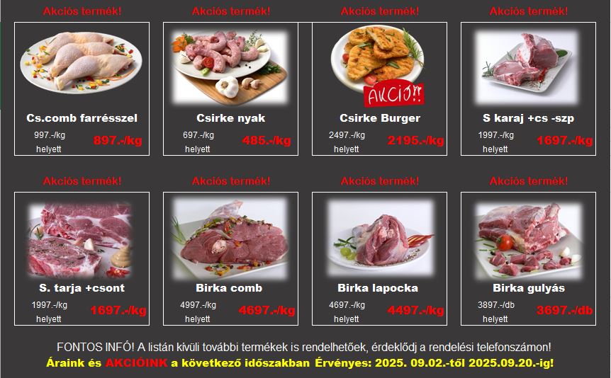 GusztaHús akció