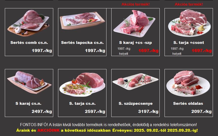 GusztaHús akció