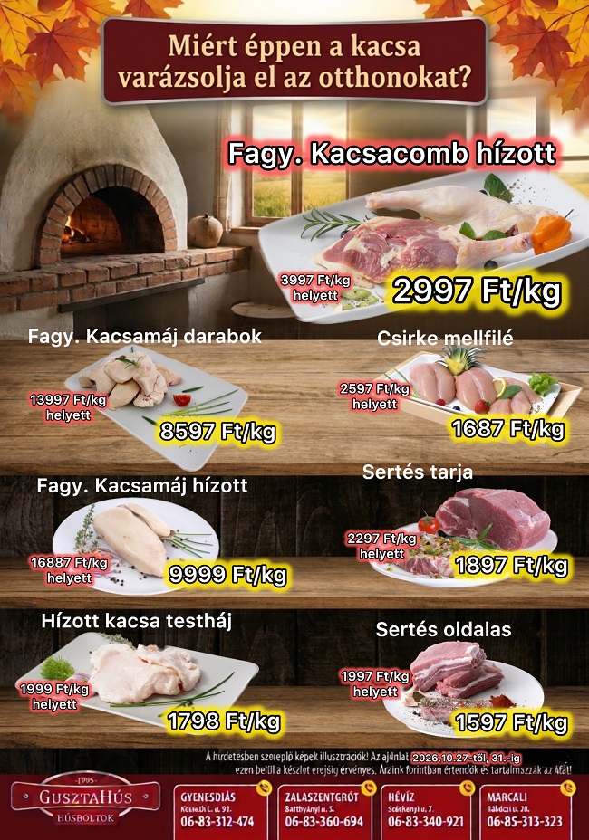 GusztaHús akció