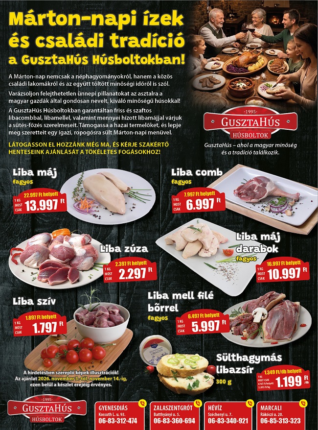 GusztaHús akció