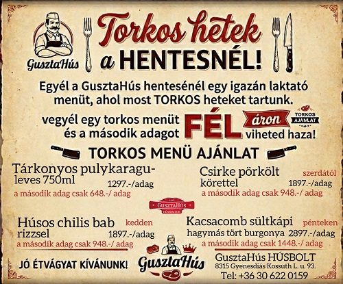 Egyél a hentesnél