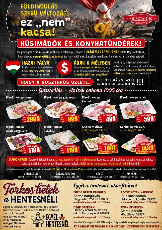 GusztaHús akció